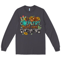 Smoke a country girl can survive Long Sleeve Tee - MaliasSmallBusiness