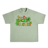 Oil Green one lucky teacher Urban Heavy Tee - AdoDesignShop