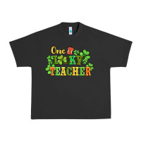 Pigment Black one lucky teacher Urban Heavy Tee - AdoDesignShop