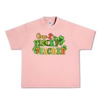 Salmon one lucky teacher Urban Heavy Tee - AdoDesignShop