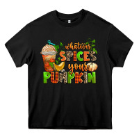 Black whatever spices your pumpkin Heavy Core Tee - AdoDesignShop