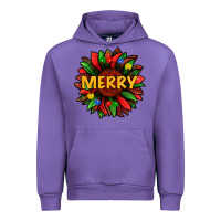 Tulip merry christmas with light sunflower bbs Urban Hoodie - BundleAndBundleShop