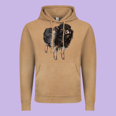 Baby Hampshire Pig Vintage Hoodie Designed By Lillyallendesigns