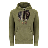 Vintage Olive Baby Hampshire Pig Vintage Hoodie - LillyAllenDesigns