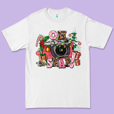 Christmas Oh Snap Premium Tee Designed By Adodesignshop