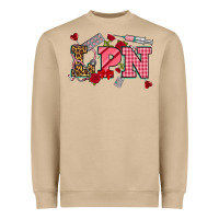 Mushroom valentinesday lpn Heavyweight Sweatshirt - NancyCooperArtShop