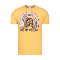 He Is Risen Easter Rainbow Vintage Tee | Teevron