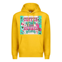 Lemon coffee scrubs and rubber gloves Premium Hoodie - TumblerDesignByShophia