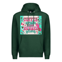 Coffee Scrubs And Rubber Gloves Premium Hoodie | Teevron