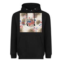 Black usa land of the free because of the brave Heavyweight Hoodie - TumblerDesignByShophia