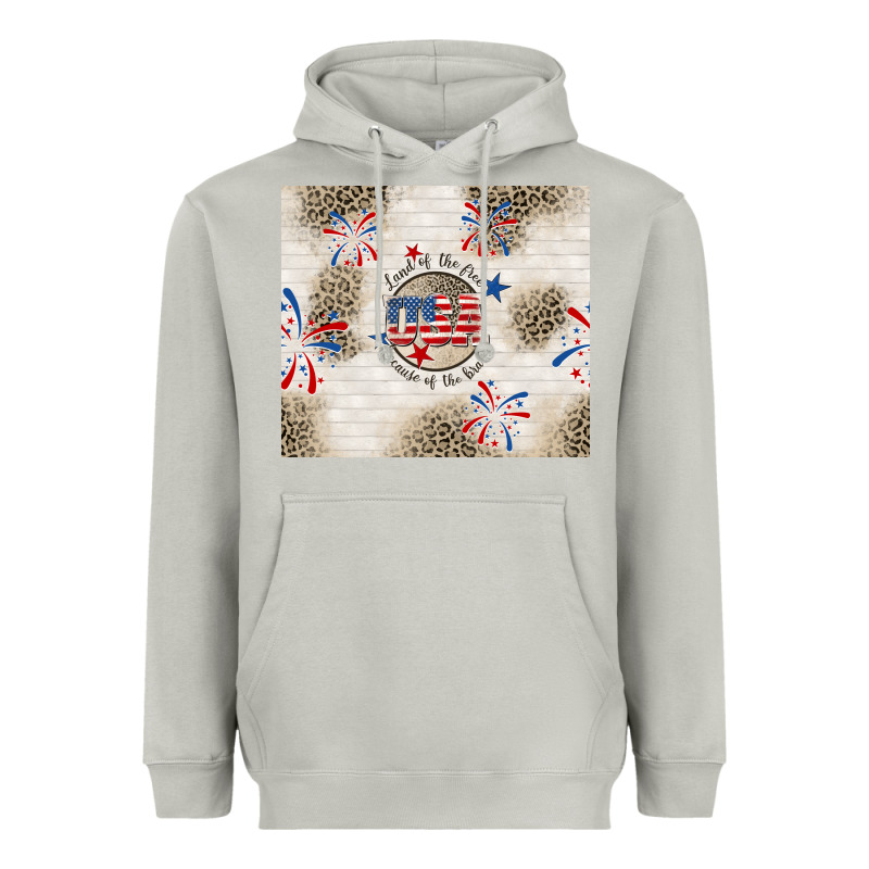 Usa Land Of The Free Because Of The Brave Heavyweight Hoodie by TumblerDesignByShophia | Teevron