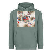 Sage usa land of the free because of the brave Heavyweight Hoodie - TumblerDesignByShophia
