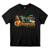Black teaching little pumpkins Heavy Core Tee - AdoDesignShop