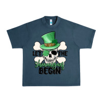 Midnight Navy let the shenanigans begin Urban Heavy Tee - MaliasSmallBusiness