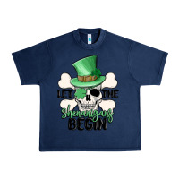 Navy let the shenanigans begin Urban Heavy Tee - MaliasSmallBusiness