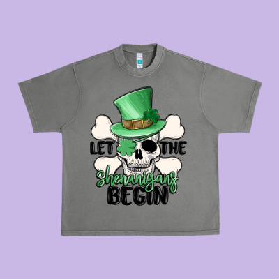 Let The Shenanigans Begin Urban Heavy Tee Designed By Maliassmallbusiness