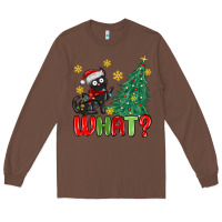 Chestnut christmas  cat  what Long Sleeve Tee - MaliasSmallBusiness