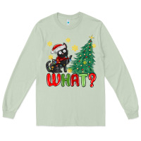 Matcha christmas  cat  what Long Sleeve Tee - MaliasSmallBusiness