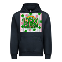 Navy lucky charm st patricks day Urban Hoodie - FaDigitalArtStudio