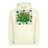 Pigment Pistachio lucky charm st patricks day Urban Hoodie - FaDigitalArtStudio