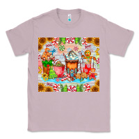 Lilac christmas coffee class Classic Tee - CowhideDigitalArt