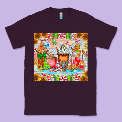 Christmas Coffee Class Classic Tee Designed By Cowhidedigitalart