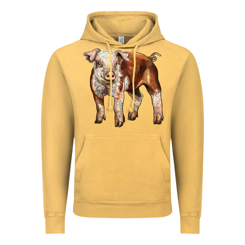 Baby Hereford Pig Vintage Hoodie by LillyAllenDesigns | Teevron