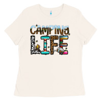 Bone camping life Ladies Tee - CowhideDigitalArt