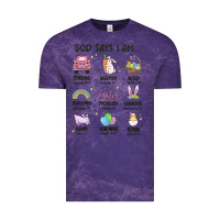 Cloud Purple christian easter Vintage Tee - MaliasSmallBusiness