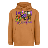 Meerkat I dig Mardi Gras Heavyweight Hoodie - HowdyJamesFarm