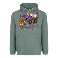 Sage I dig Mardi Gras Heavyweight Hoodie - HowdyJamesFarm