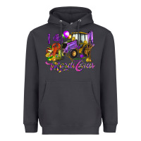 Smoke I dig Mardi Gras Heavyweight Hoodie - HowdyJamesFarm