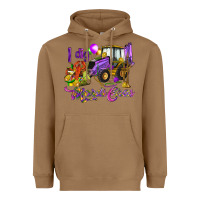 Toasted Coconut I dig Mardi Gras Heavyweight Hoodie - HowdyJamesFarm