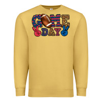 Antique Gold Game day red and blue Premium Sweatshirt - HowdyJamesFarm