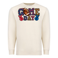 Sandshell Game day red and blue Premium Sweatshirt - HowdyJamesFarm