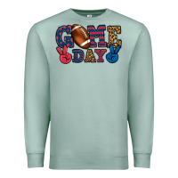 Seafoam Game day red and blue Premium Sweatshirt - HowdyJamesFarm