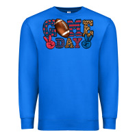 True Royal Game day red and blue Premium Sweatshirt - HowdyJamesFarm