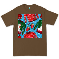 Cacao christmas clothes seamless pattern Premium Tee - BundleAndBundleShop