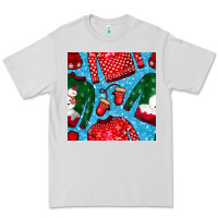 Dove Grey christmas clothes seamless pattern Premium Tee - BundleAndBundleShop