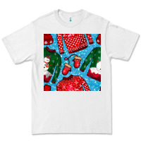 White christmas clothes seamless pattern Premium Tee - BundleAndBundleShop