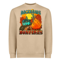 Mushroom backroads and bonfire Heavyweight Sweatshirt - NancyCooperArtShop