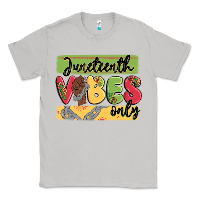 Juneteenth Vibes Only Classic Tee by MaliasSmallBusiness | Teevron