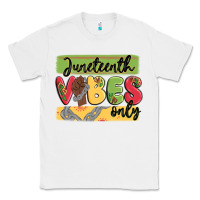 White juneteenth vibes only Classic Tee - MaliasSmallBusiness