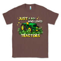 Chestnut just a boy who loves tractors Classic Tee - JahusDesignShop