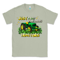 Matcha just a boy who loves tractors Classic Tee - JahusDesignShop