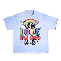 Grape Ice all for love and love for all Urban Heavy Tee - MaliasSmallBusiness