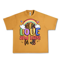 Peanut Butter all for love and love for all Urban Heavy Tee - MaliasSmallBusiness