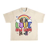 All For Love And Love For All Urban Heavy Tee | Teevron