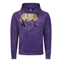 Cloud Purple Suffolk Sheep Vintage Hoodie - LillyAllenDesigns