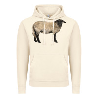 Vintage Artic Suffolk Sheep Vintage Hoodie - LillyAllenDesigns